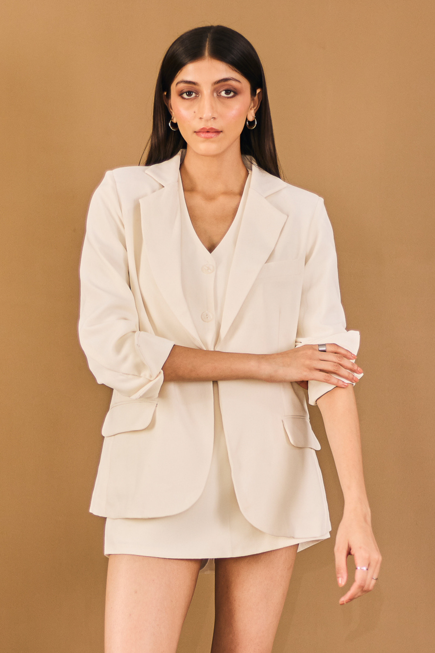 White Tailored Blazer