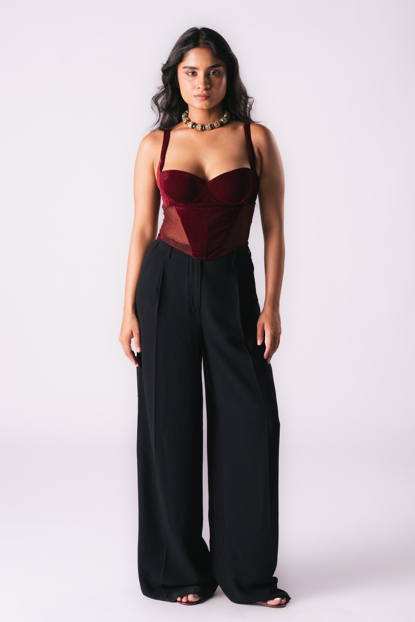Black Tuck  Trousers