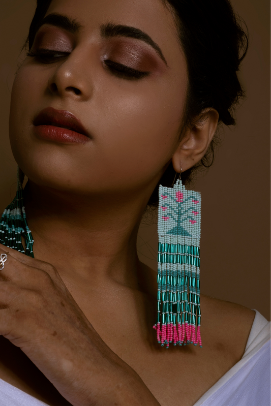 Rangoli Earrings (Blue)
