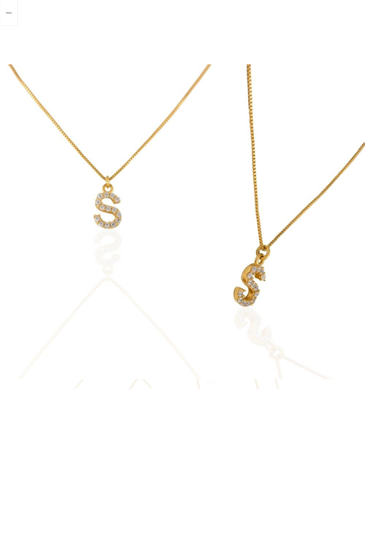 Diamond Initial Pendants