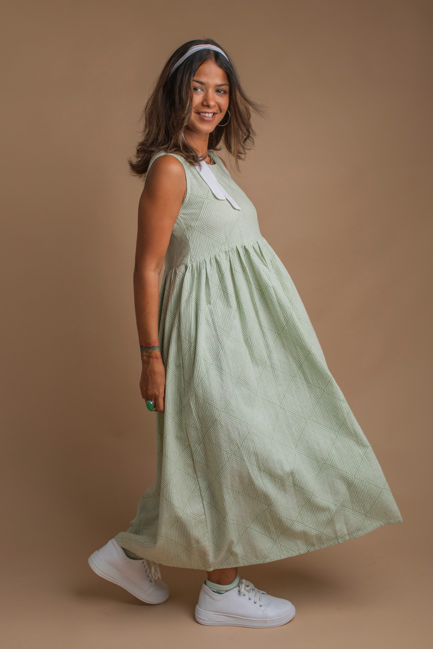Suki Dress - Green Radiate