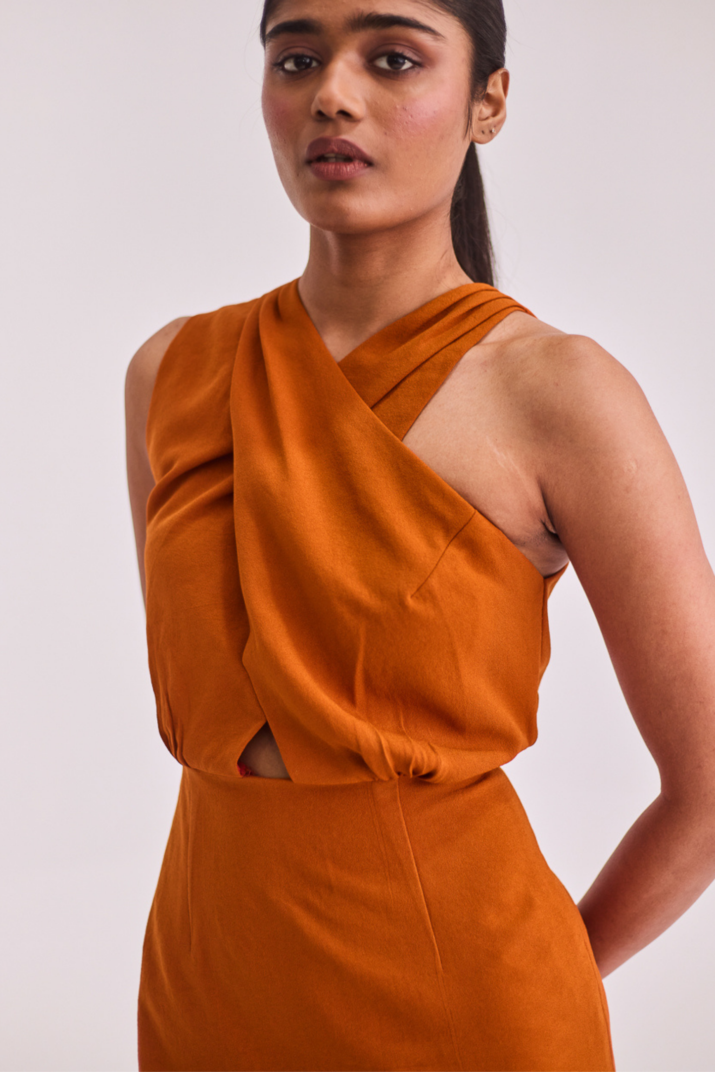 Rust Short Dress