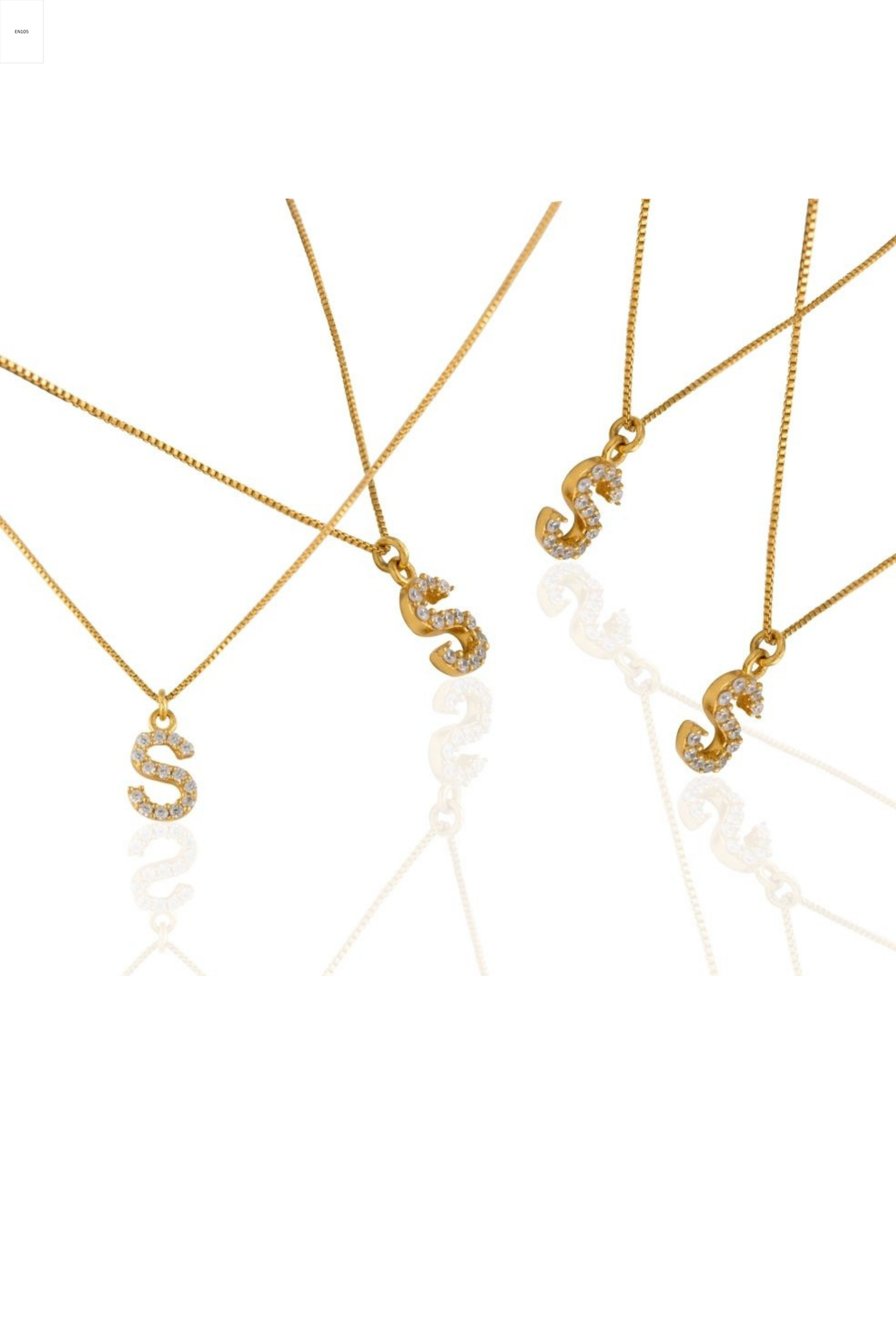 Diamond Initial Pendants