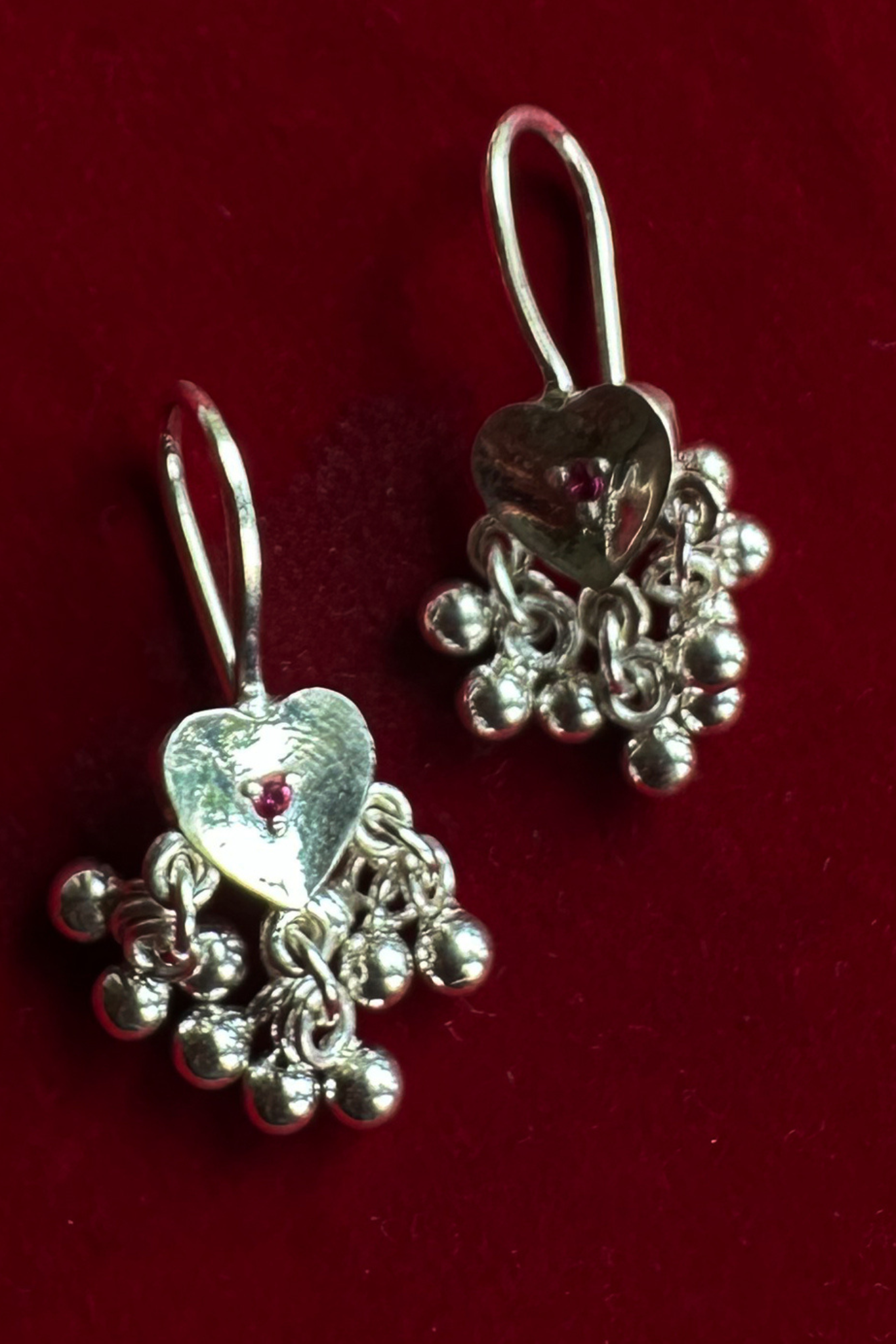 Noor Baali Earrings-Silver