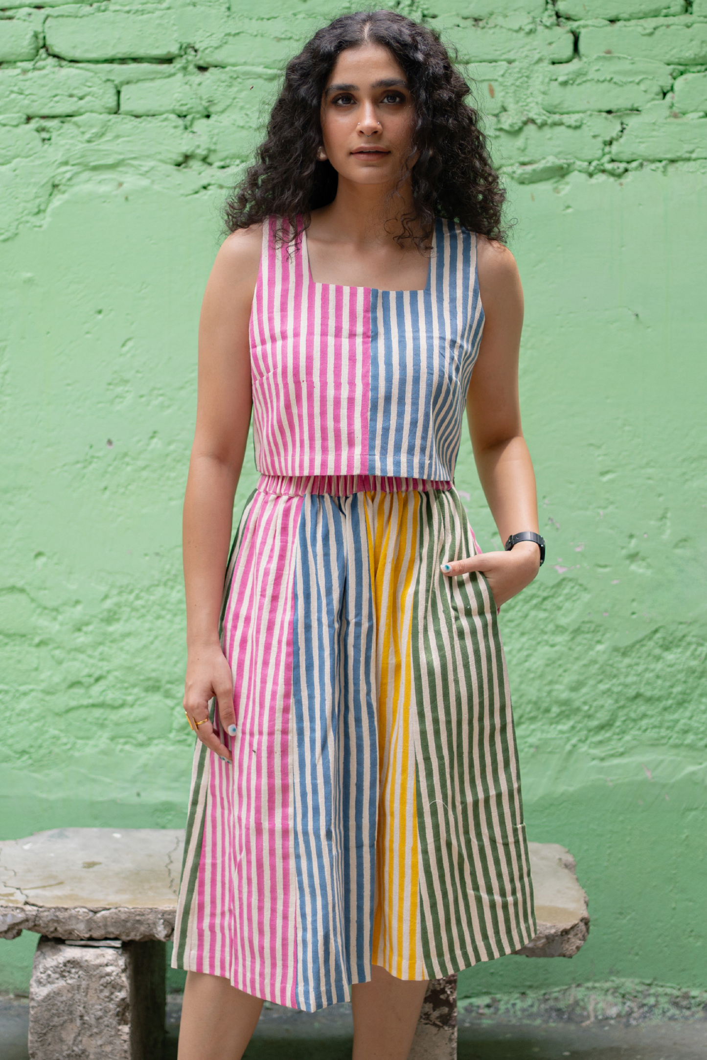 Stripes Yoko Skirt - Multi Stripes