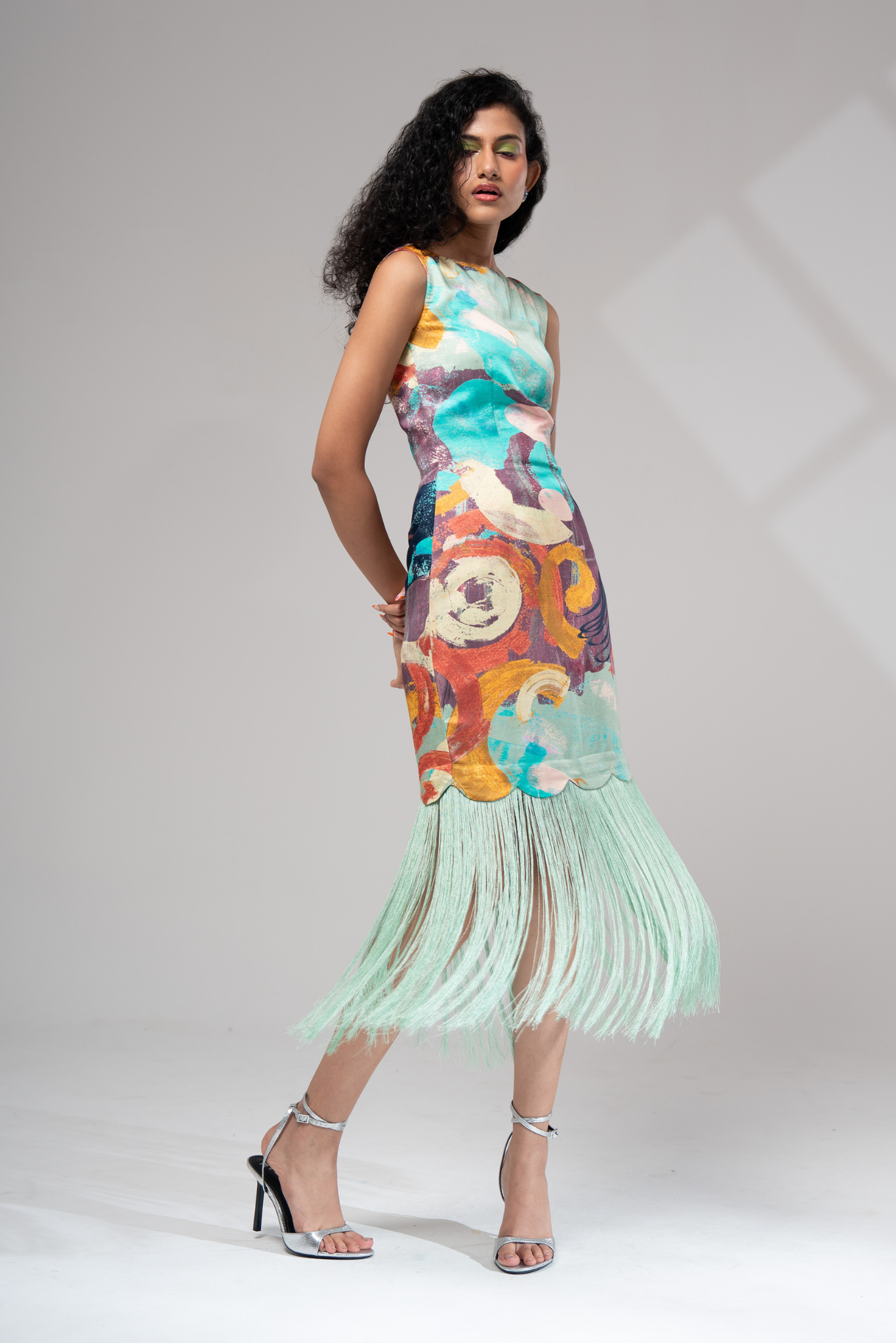 Riva Fringe Dress