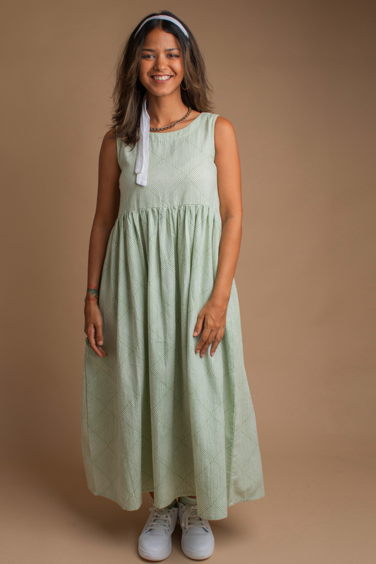 Suki Dress - Green Radiate