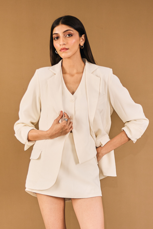 White Tailored Blazer