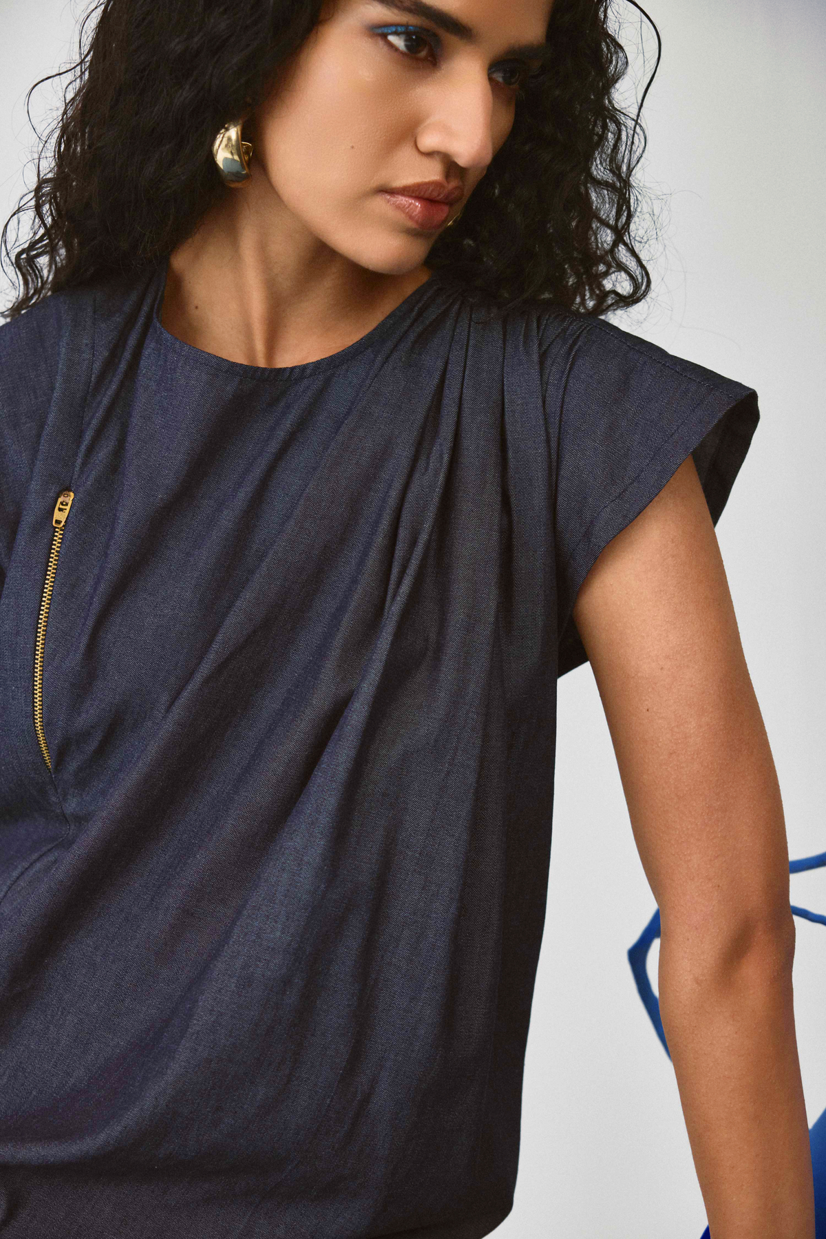 Echo Reed Denim Dress
