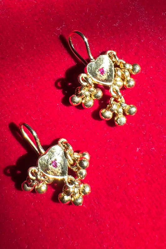 Noor Baali Earrings-Gold