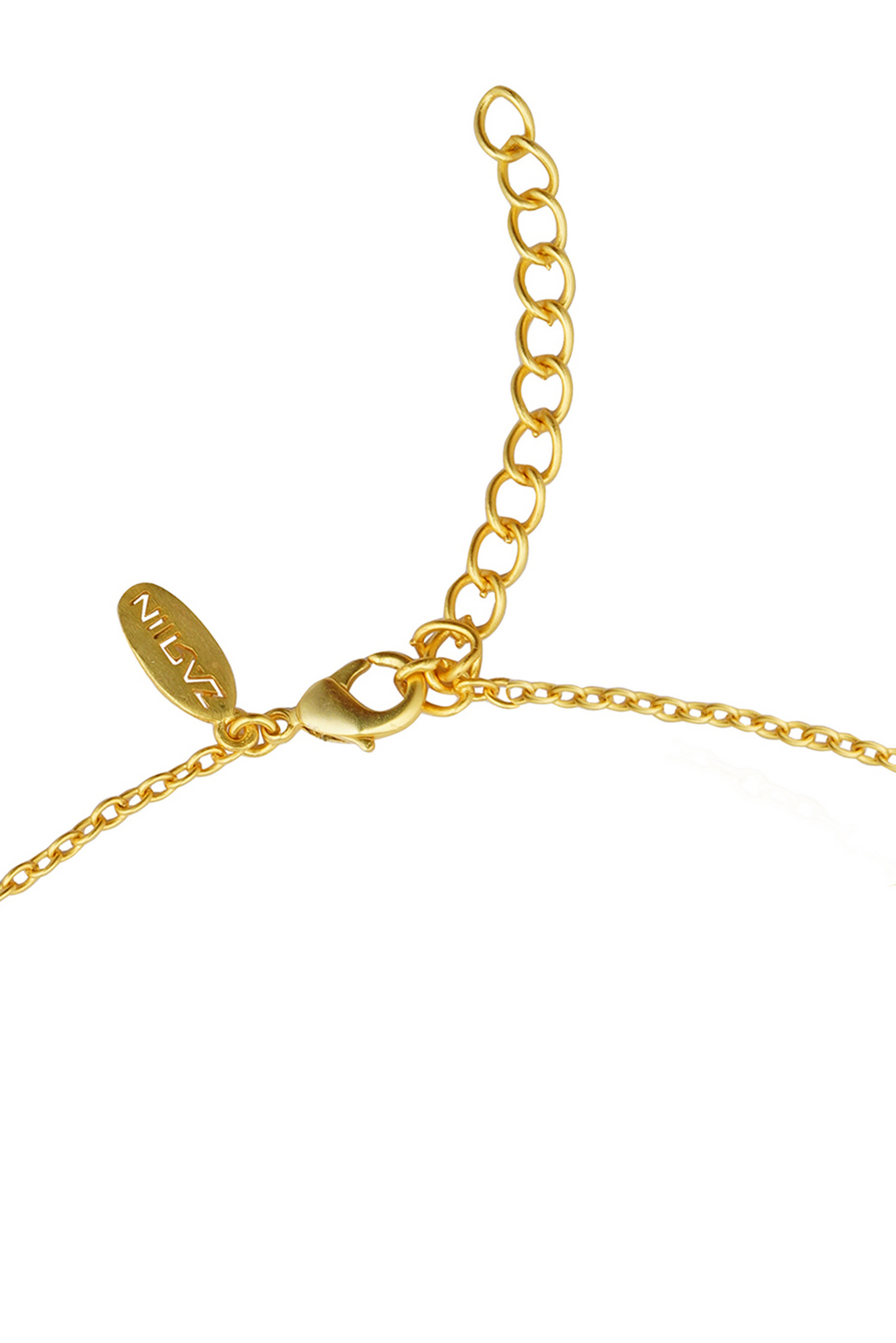 Divine Drops Necklace with Mirror Polki and Pearls