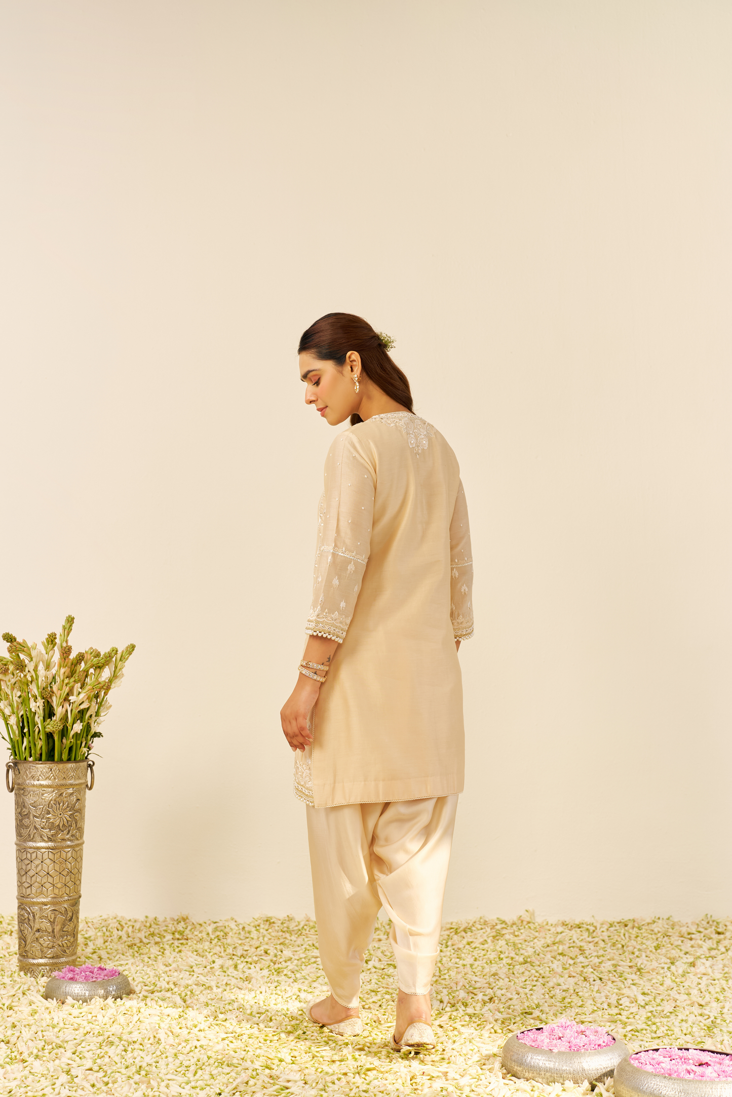 Zahra - Short Kurta With Dhoti