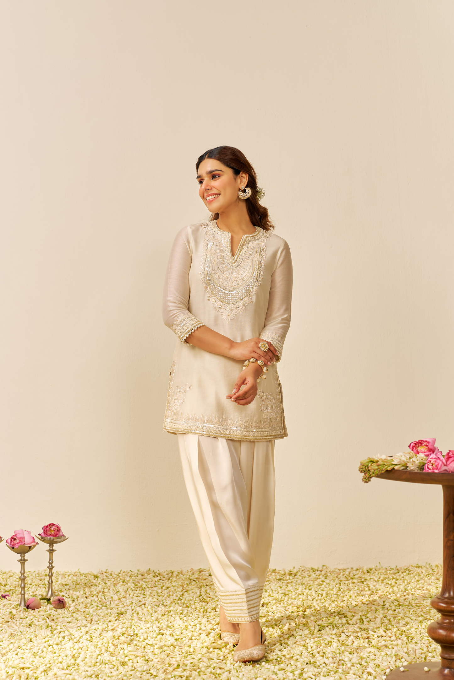 Sara- Short Kurta with Salwar