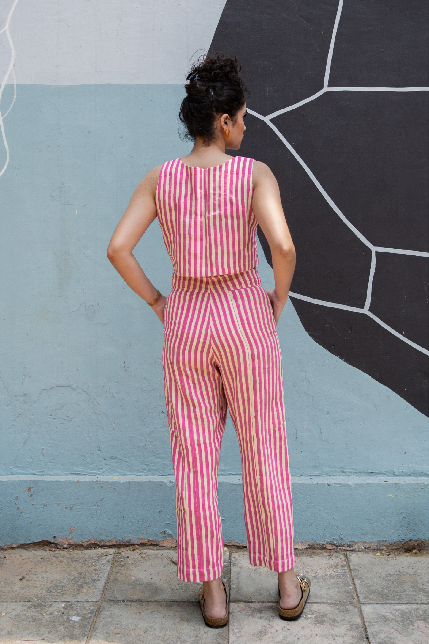 Emi Pants - Pink Stripes