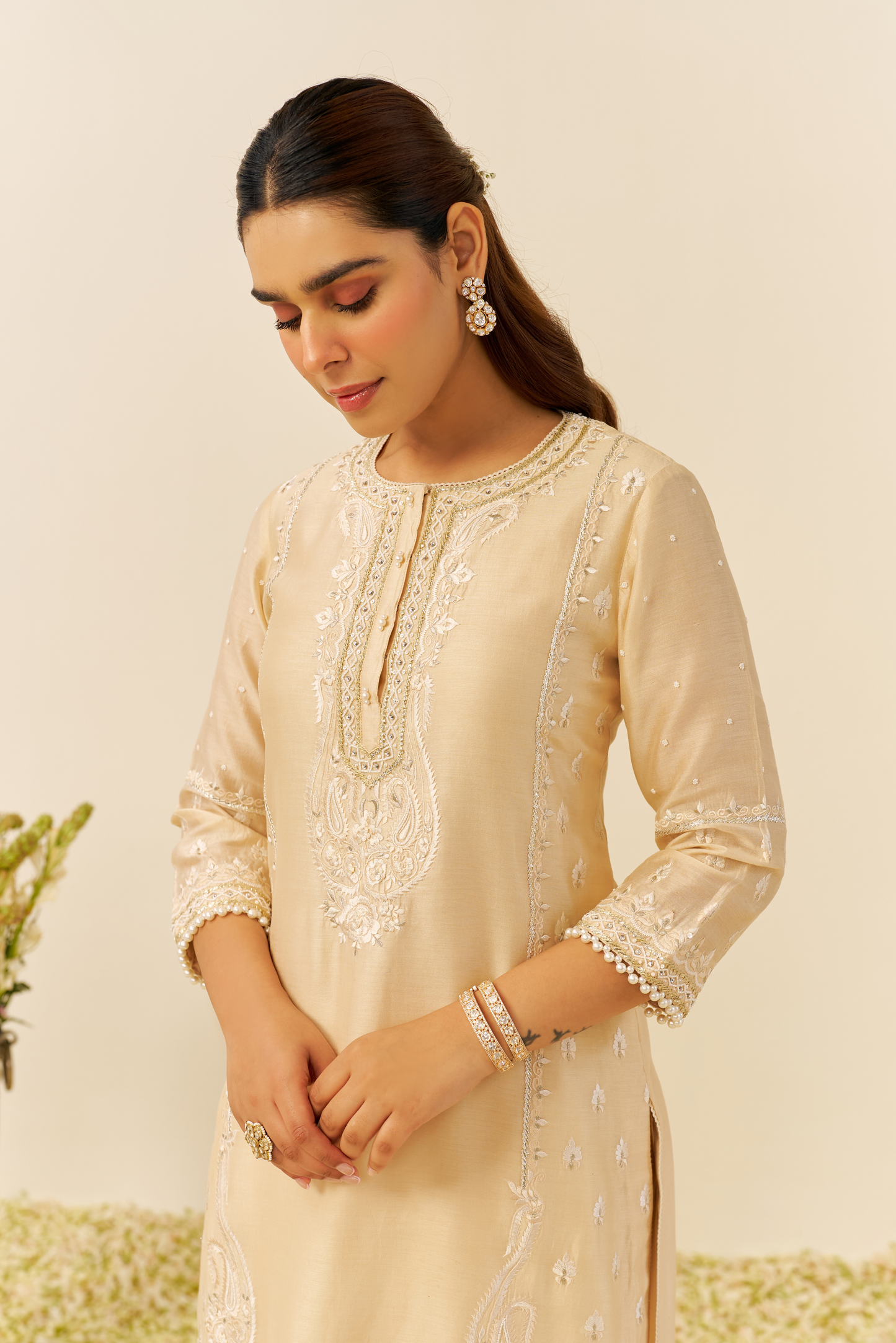 Zahra - Short Kurta With Dhoti