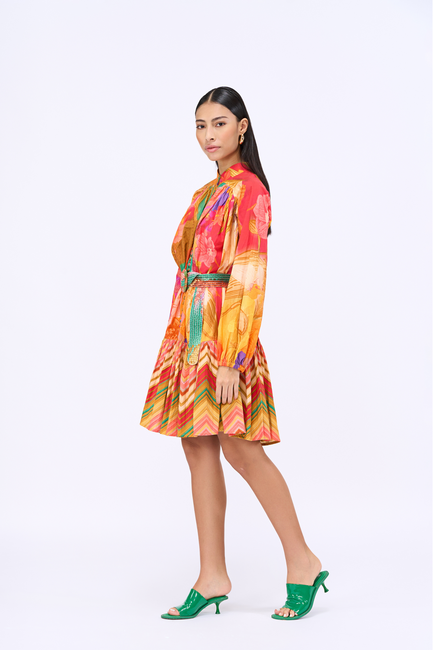 Bed Of Roses Midi Dress