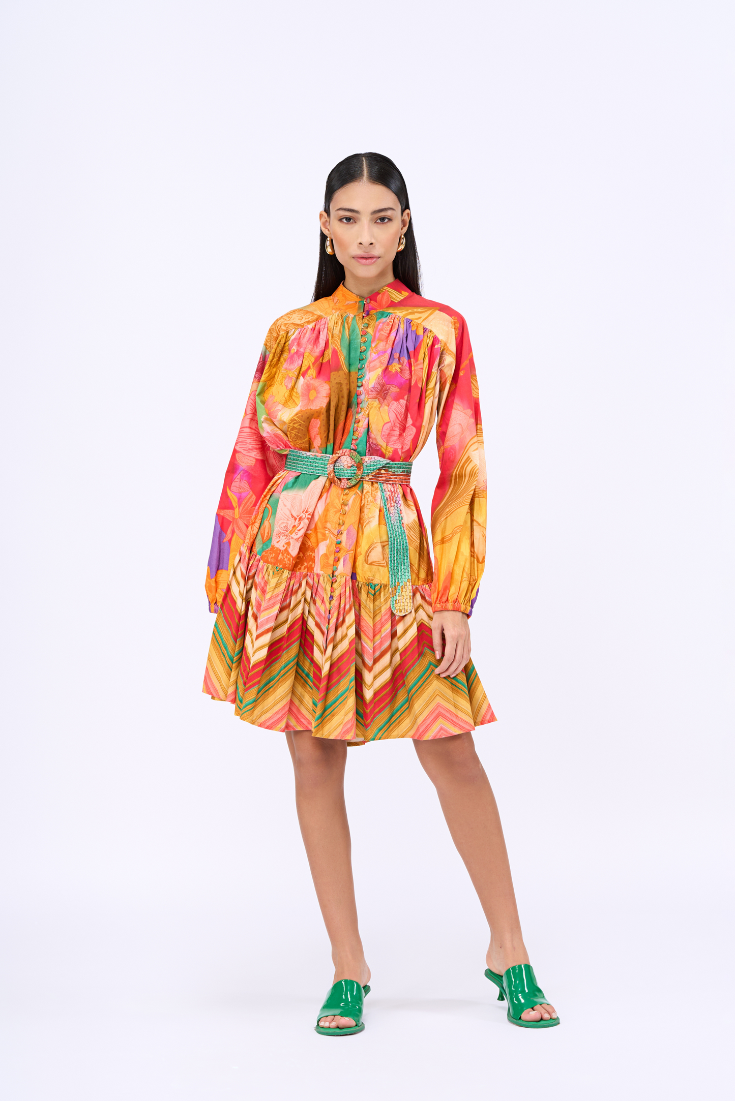 Bed Of Roses Midi Dress