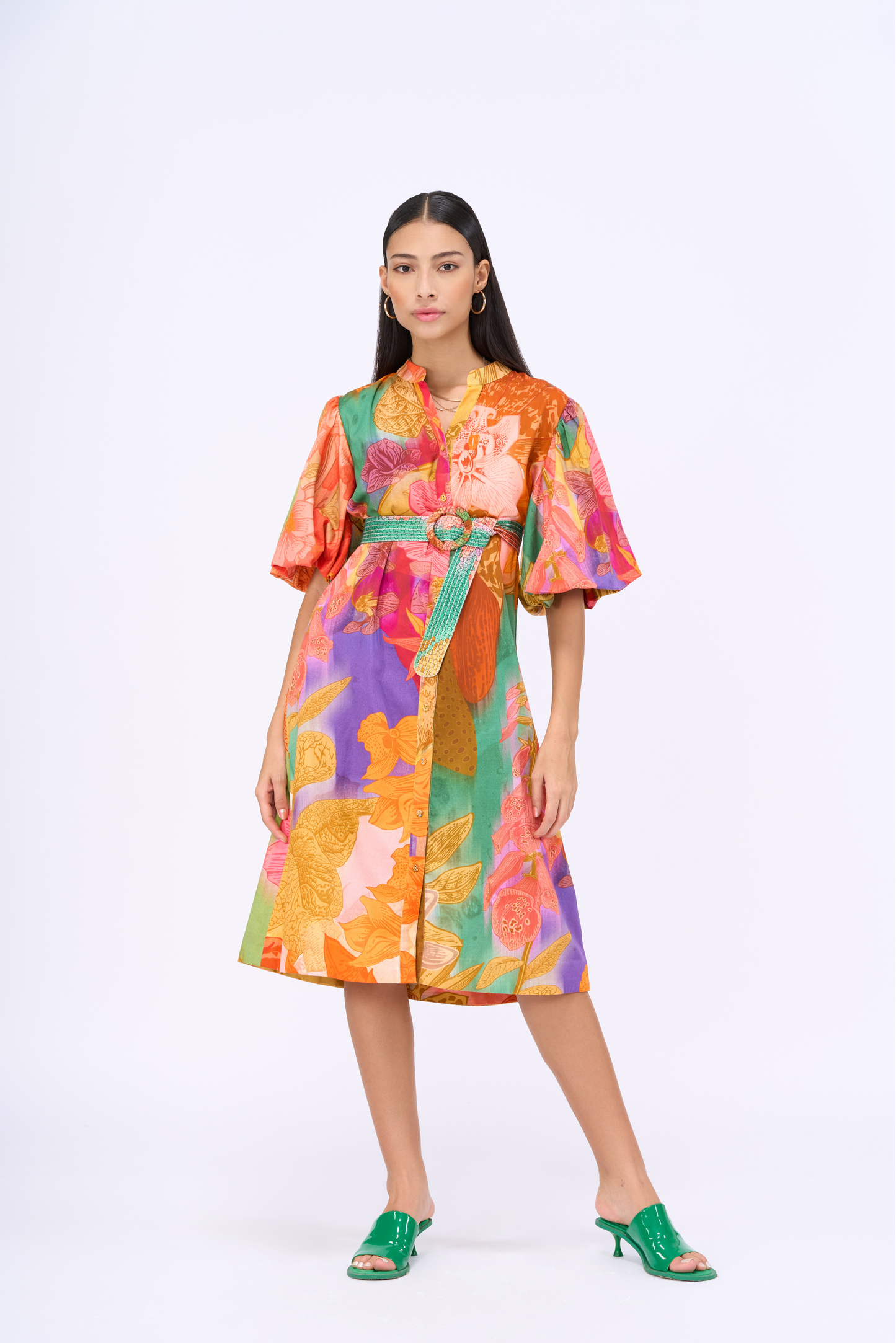 Escape Shirt Dress