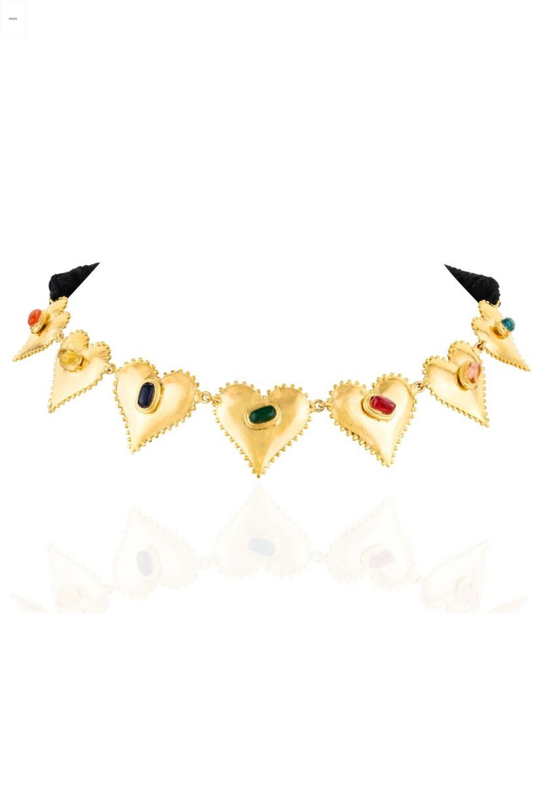 Dilbagh Necklace- With stone details