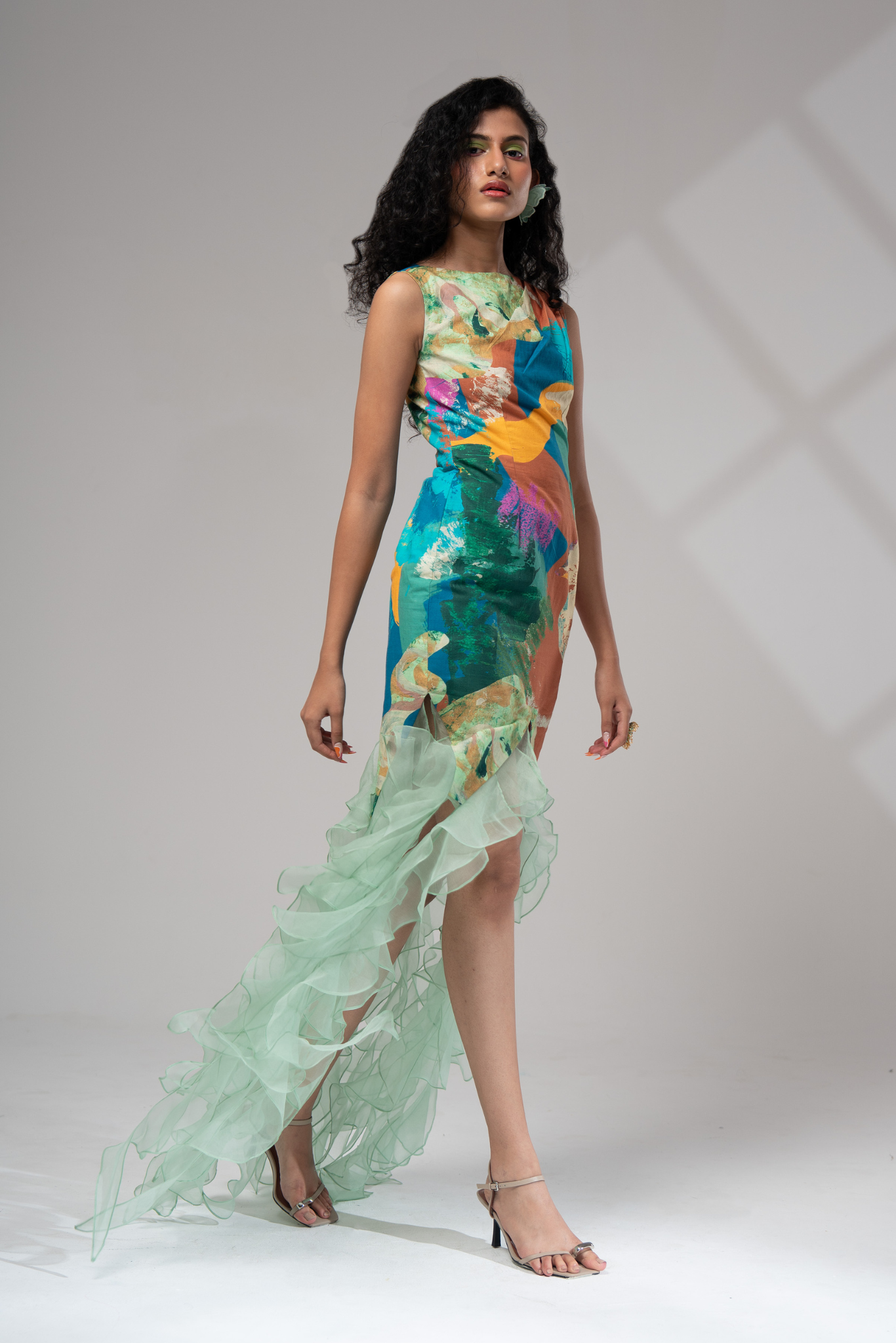 Bay Ruffled Dress
