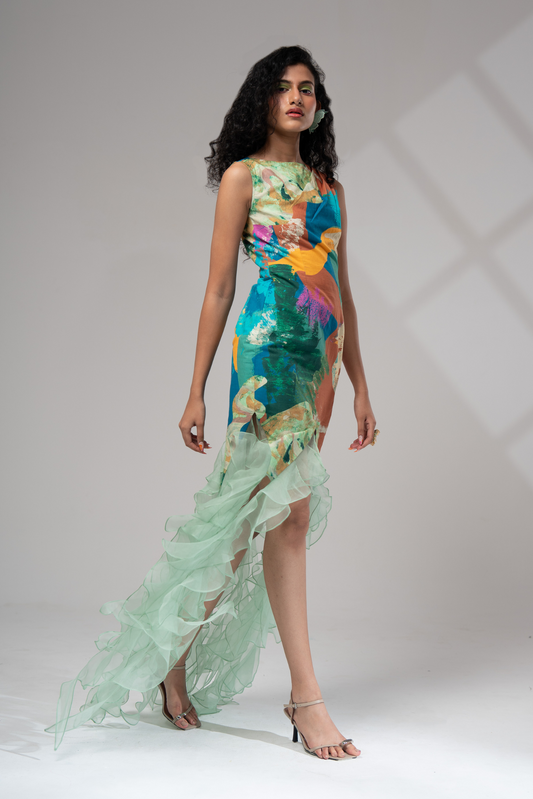 Bay Ruffled Dress