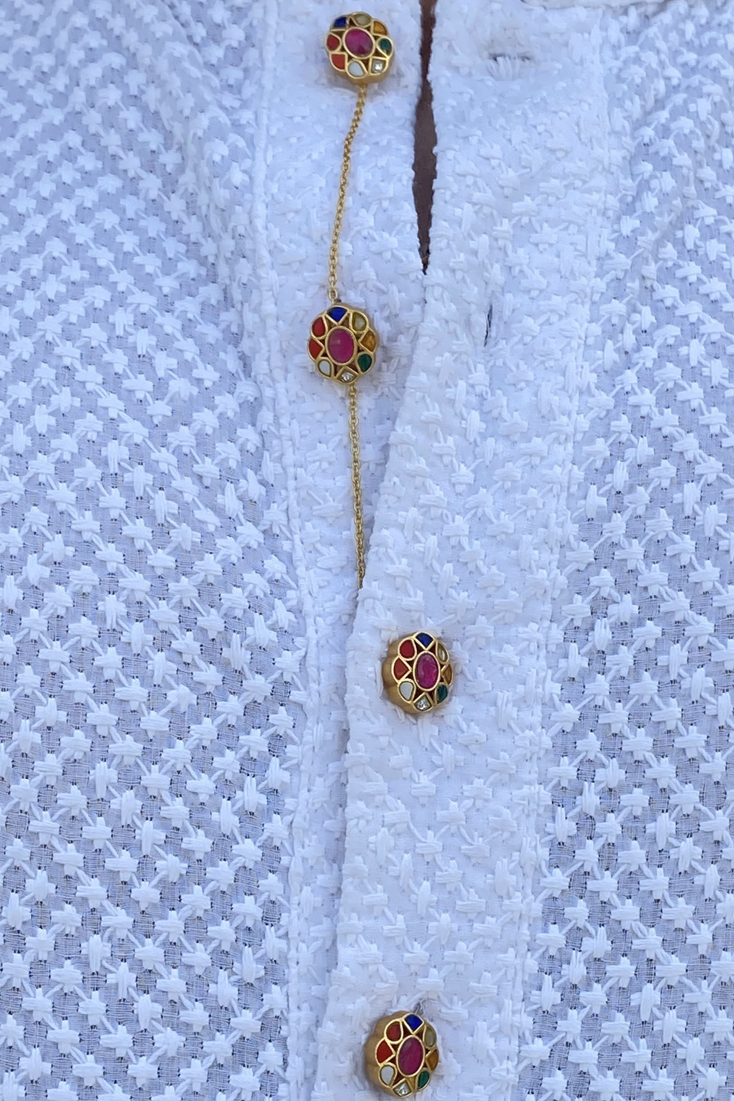Navratna Kurta Buttons