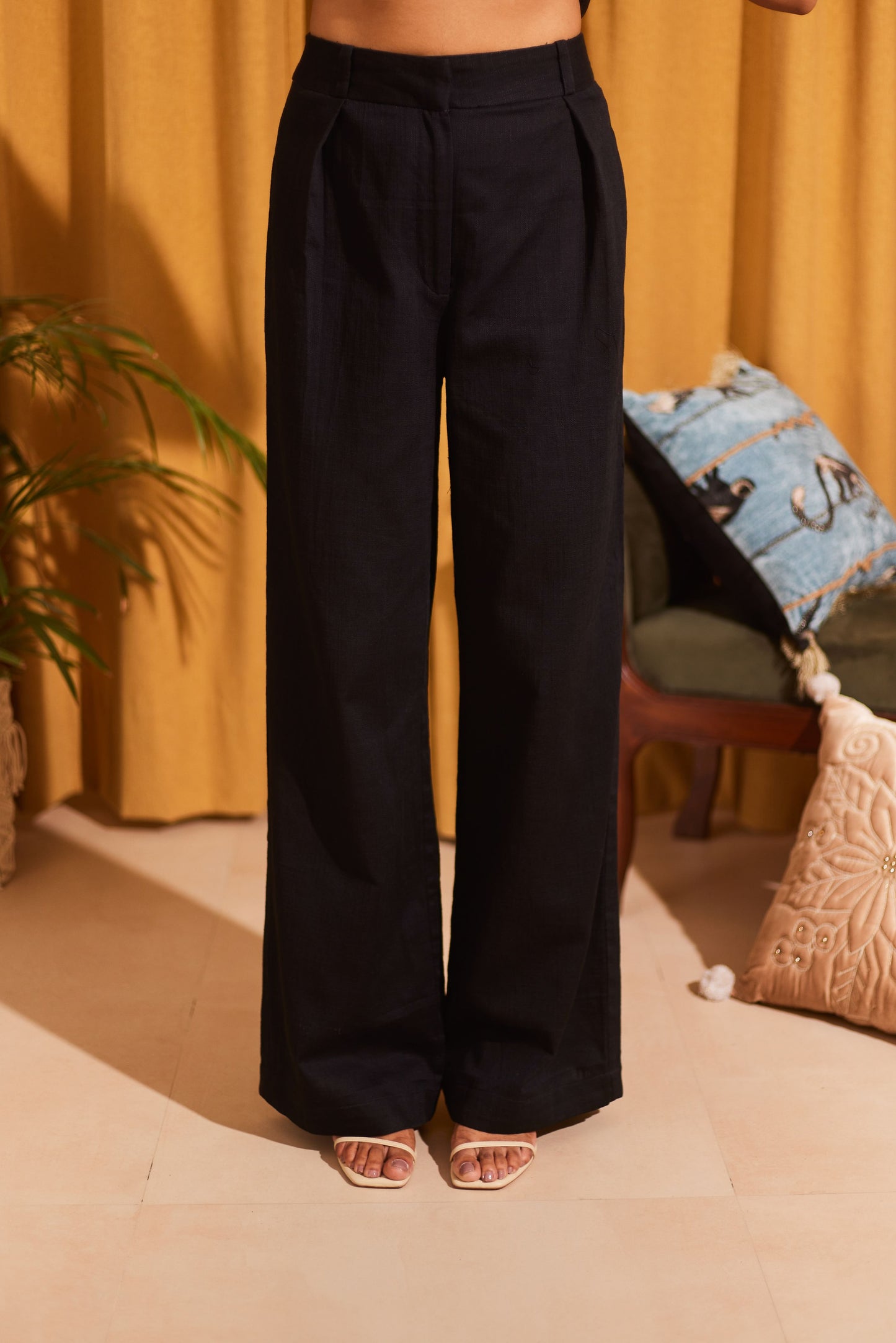 Black Tube Top & Pants Set