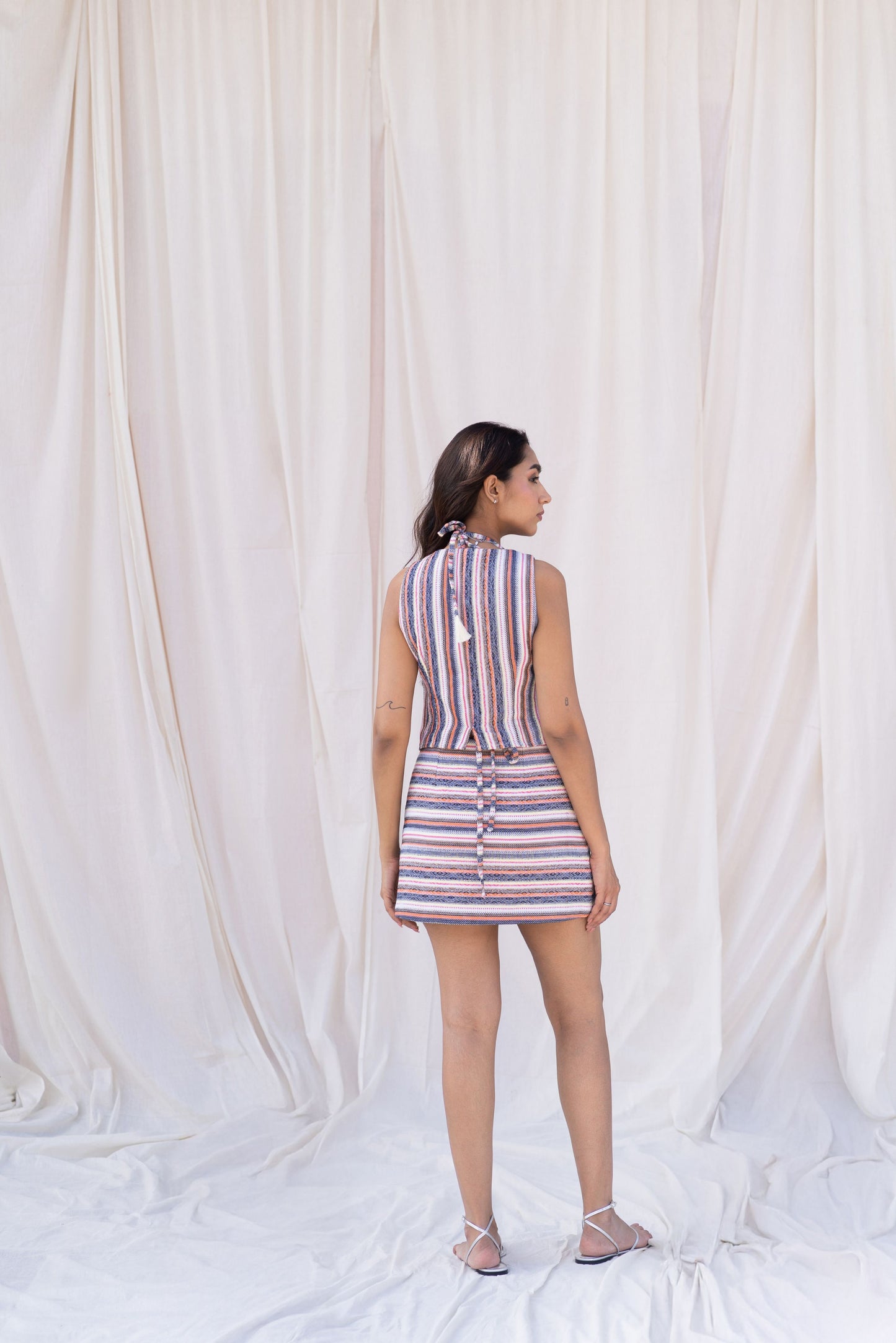 Multi Striped Set with Bralette