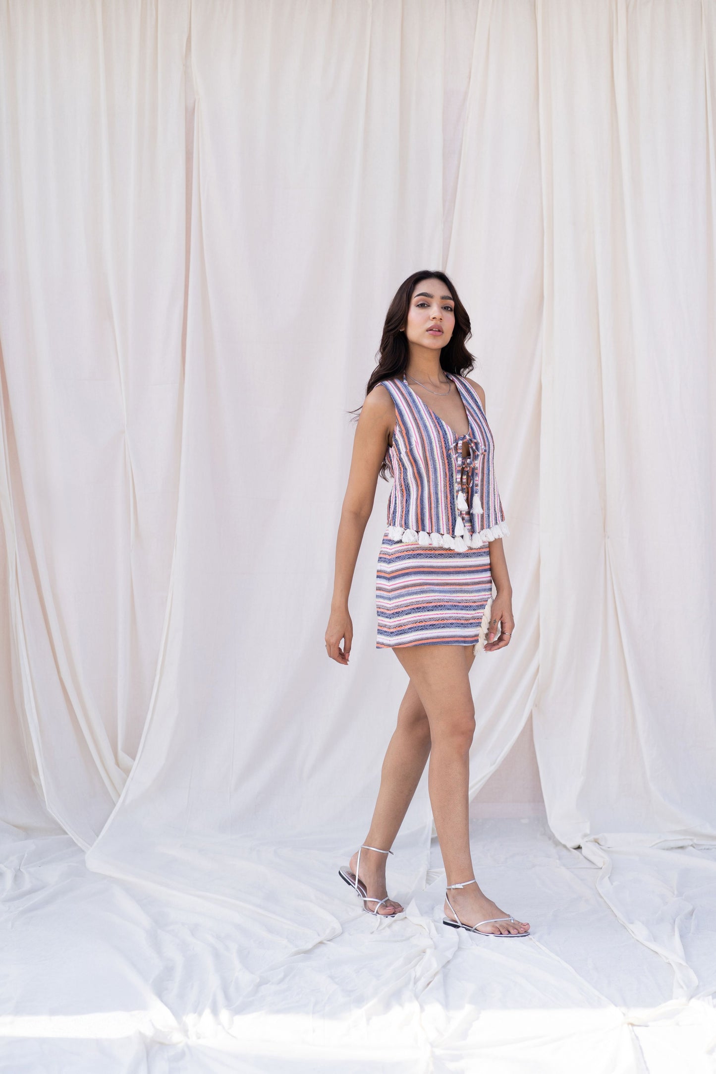 Multi Striped Set with Bralette