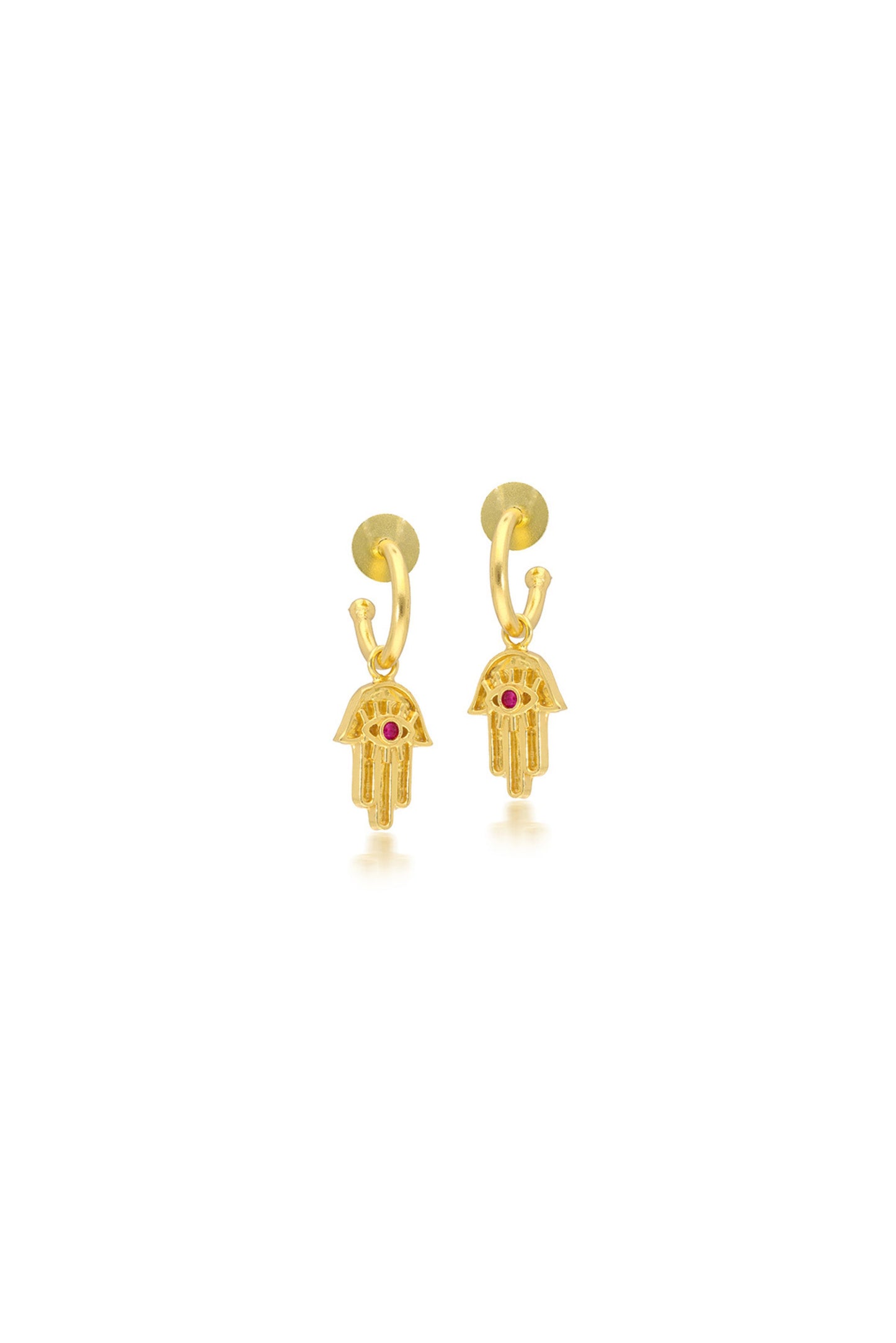 Hamza Hand Mini Hoop Earrings
