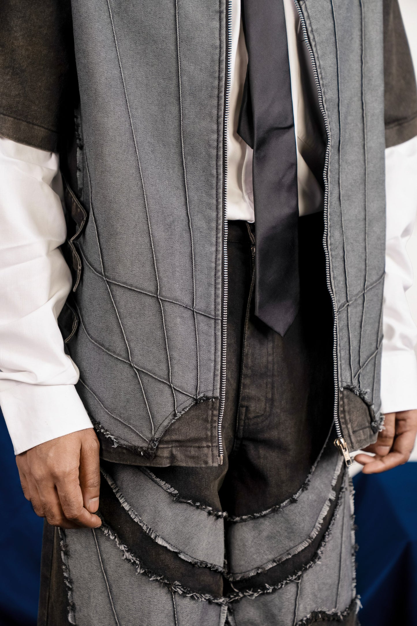SHINING ARMOUR PANELLED SHIRT