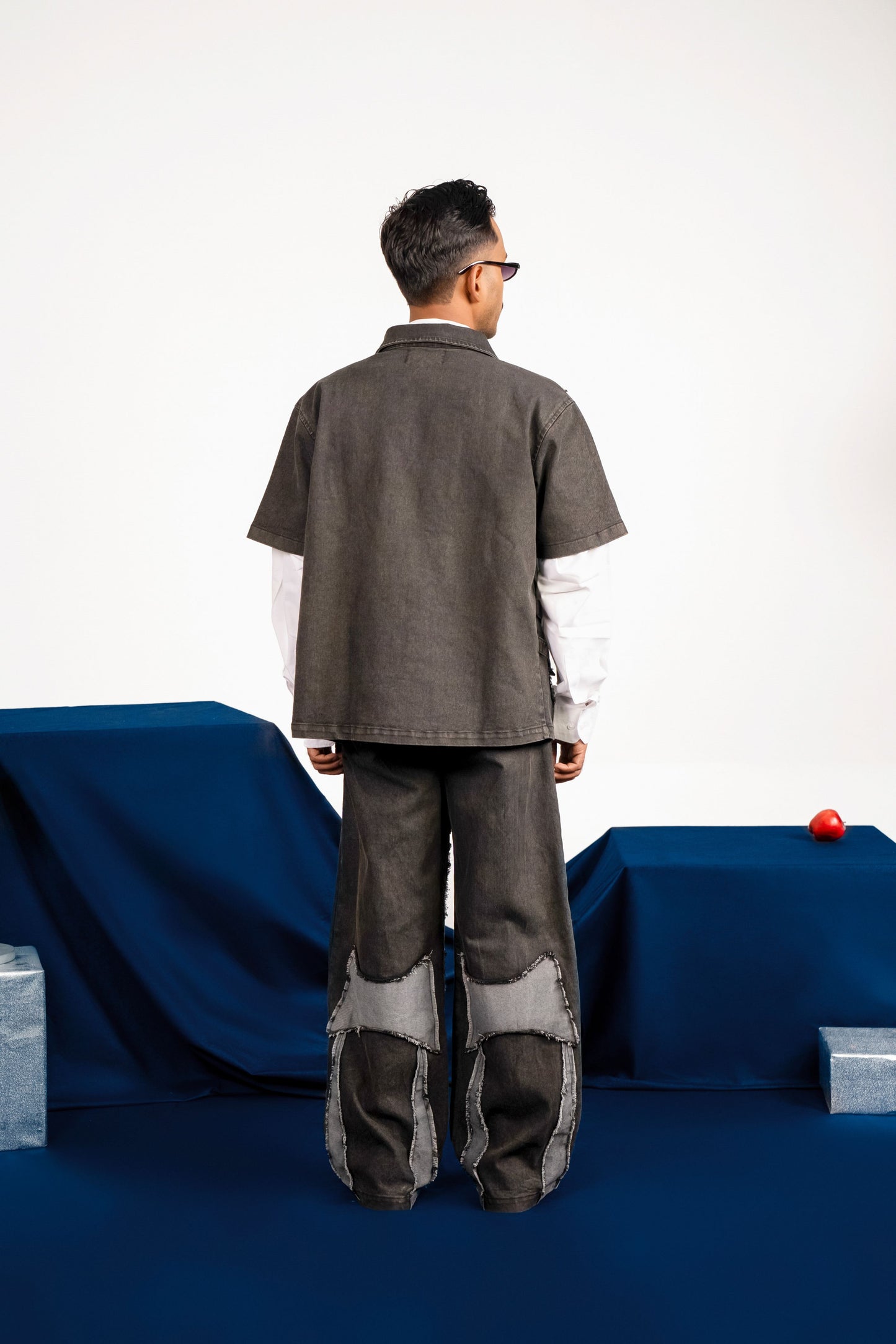SHINING ARMOUR PANELLED DENIM