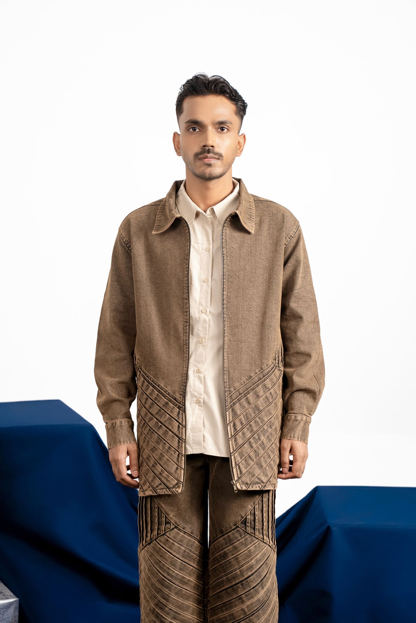 Dirty survival zipper shirt