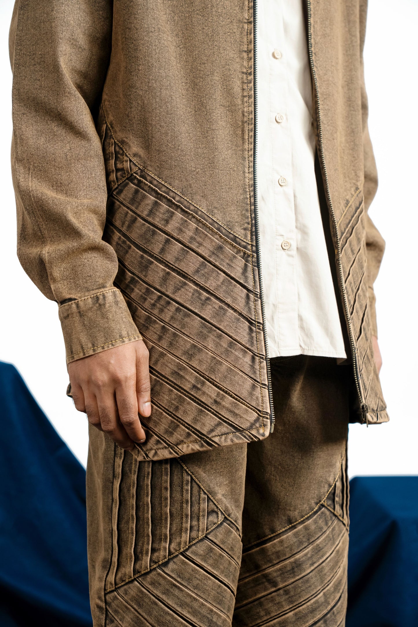 Dirty survival zipper shirt