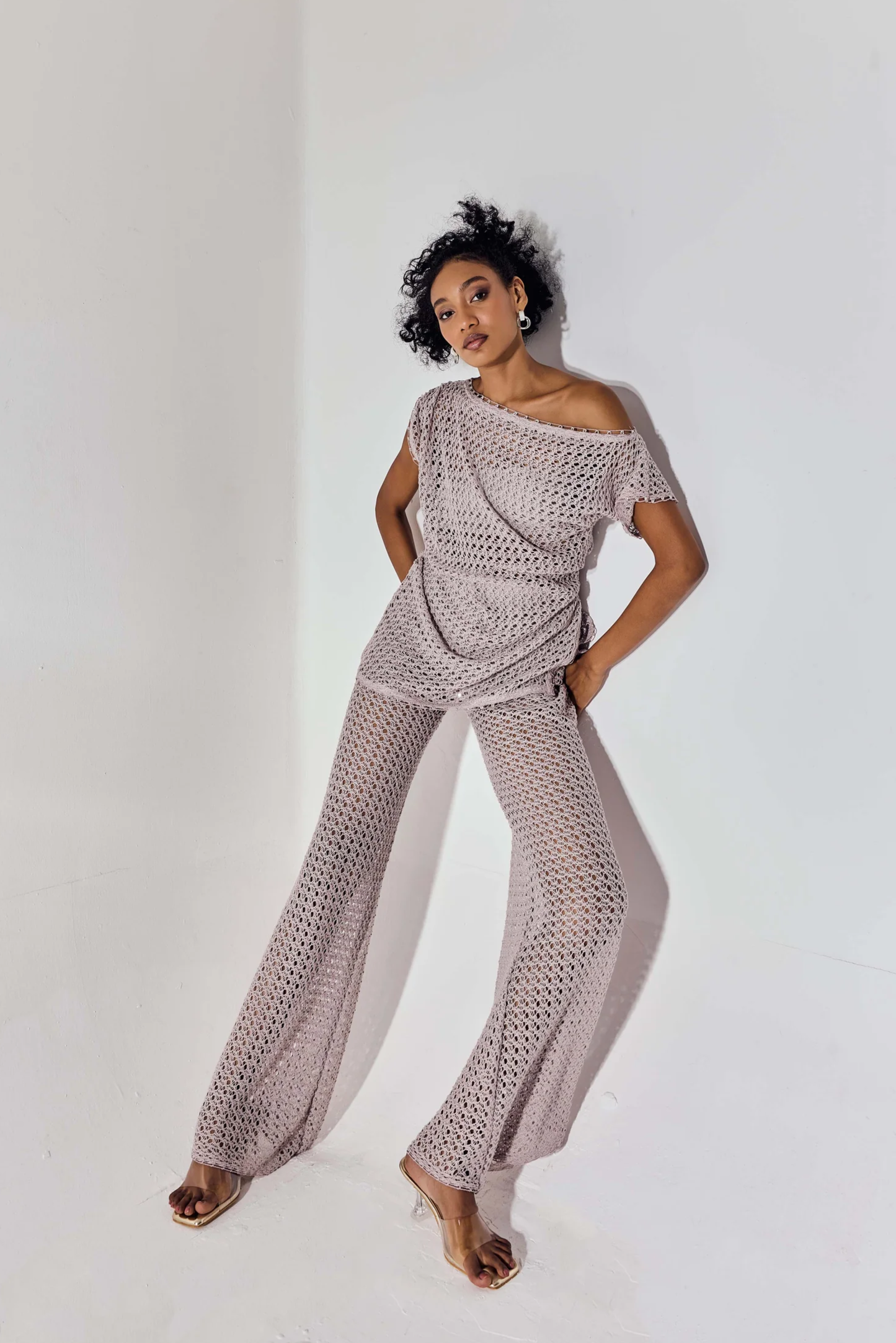 Selene Draped Knit Top & Pants