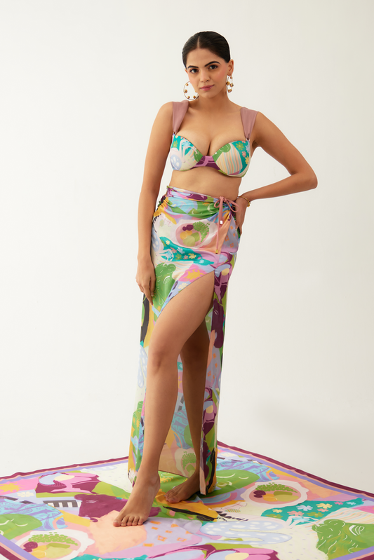 Voutia Bikini Set with Synoro Skirt Paolozzio