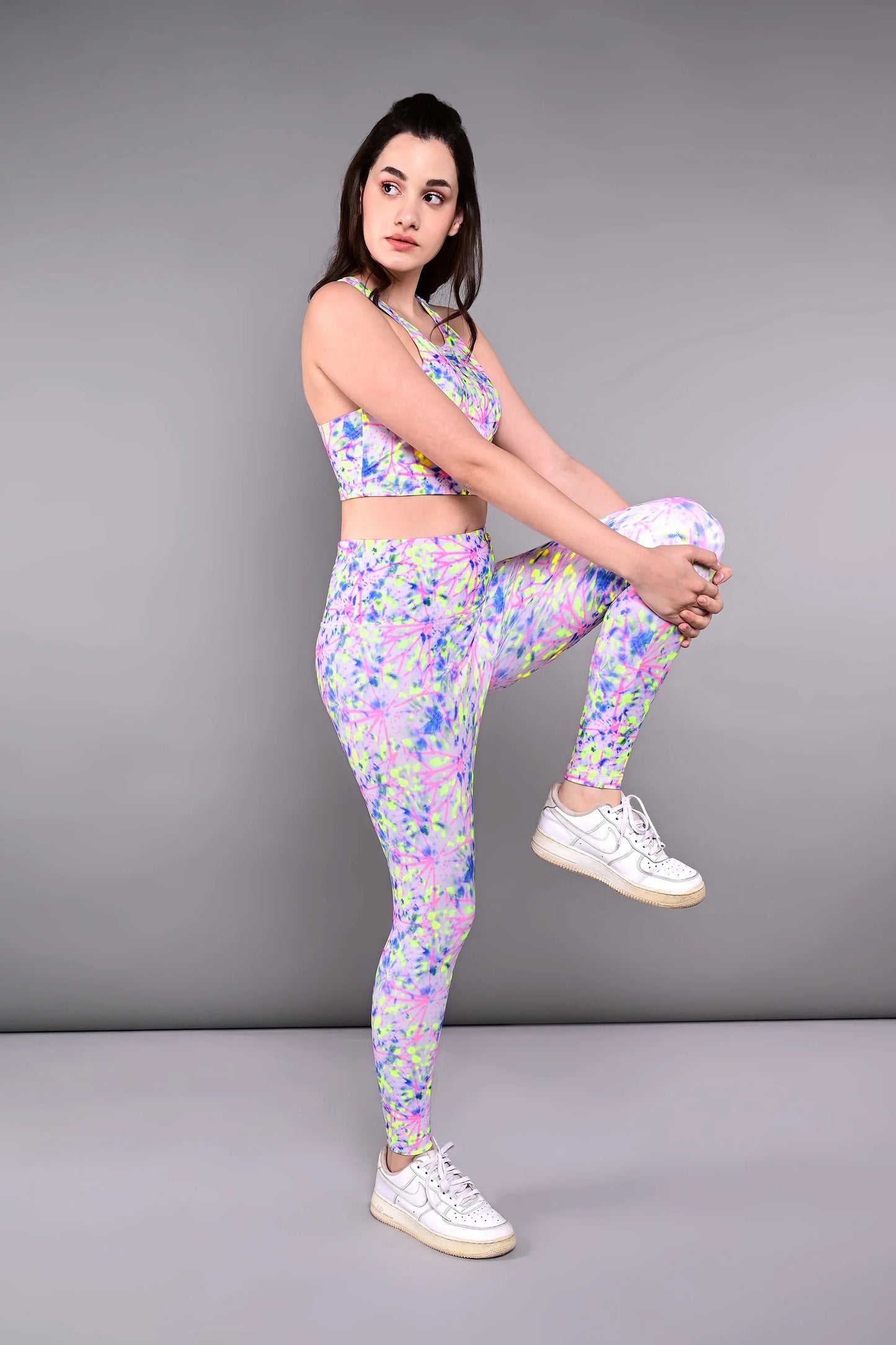 Multicolor Neon Leggings