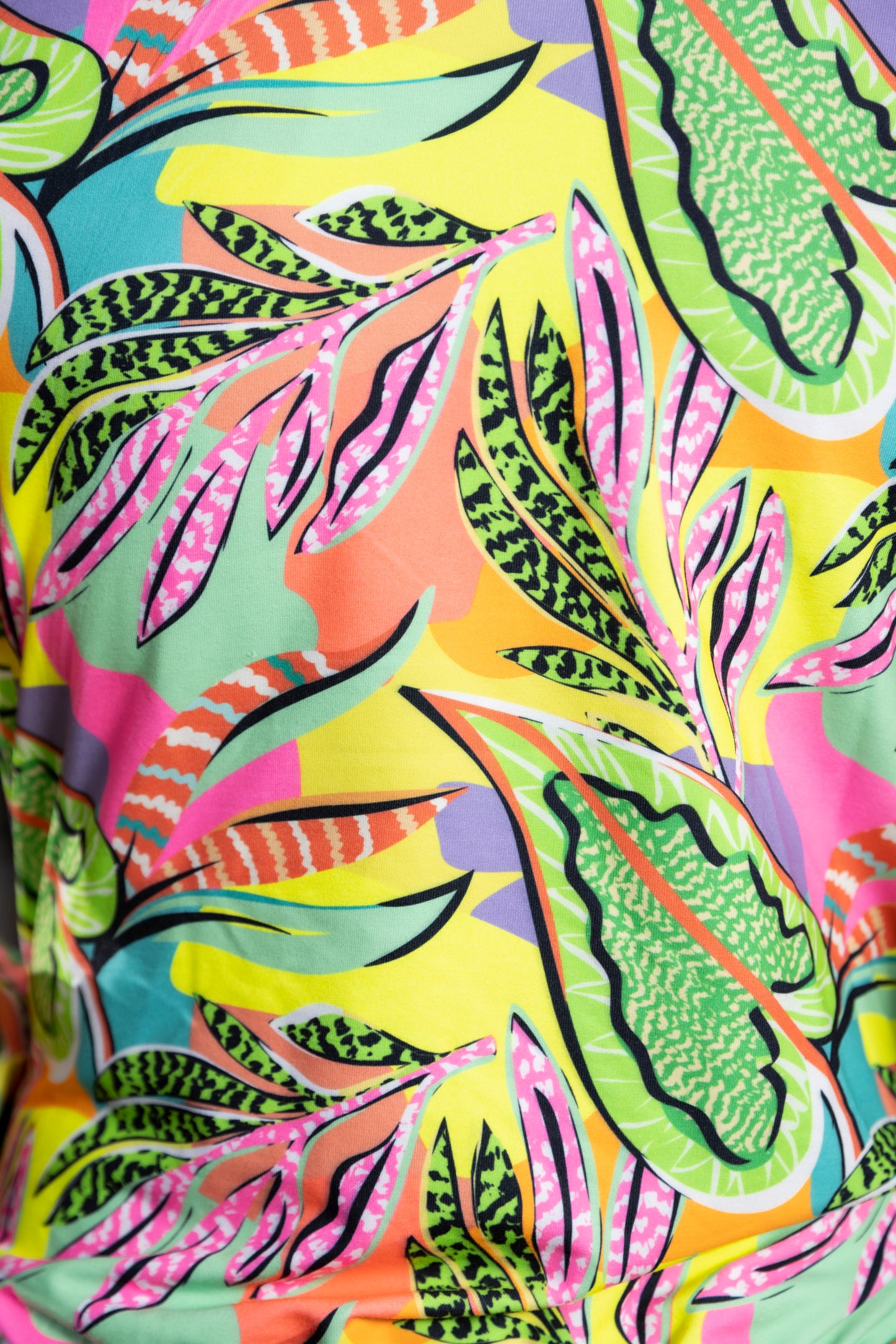 Neon Color Printed Jacket