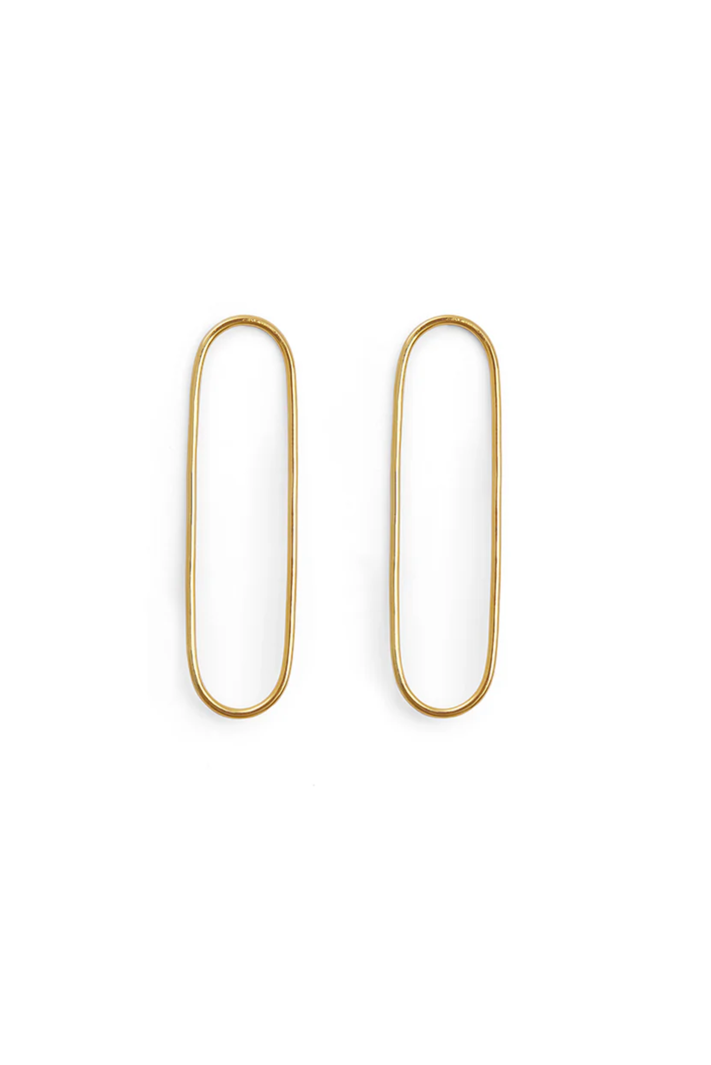 Sleek Oval Hoops