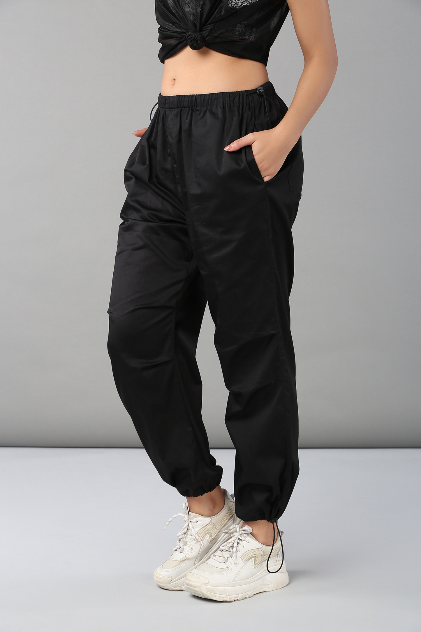 Black Parachute Pants