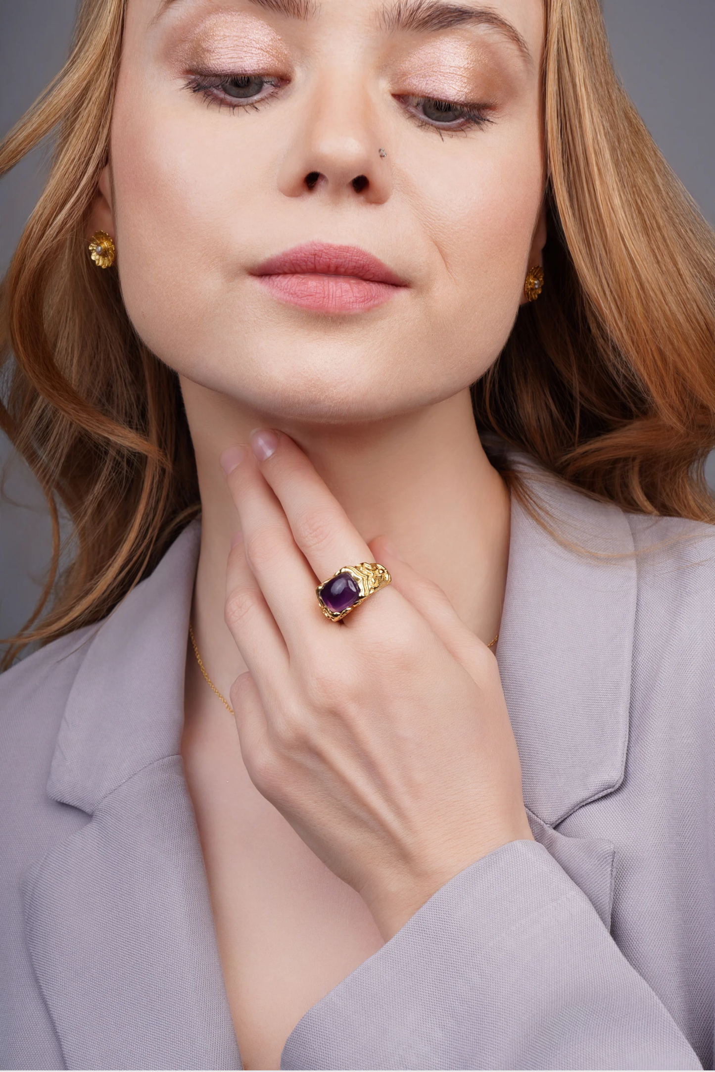 Antiquity Ring - Amethyst