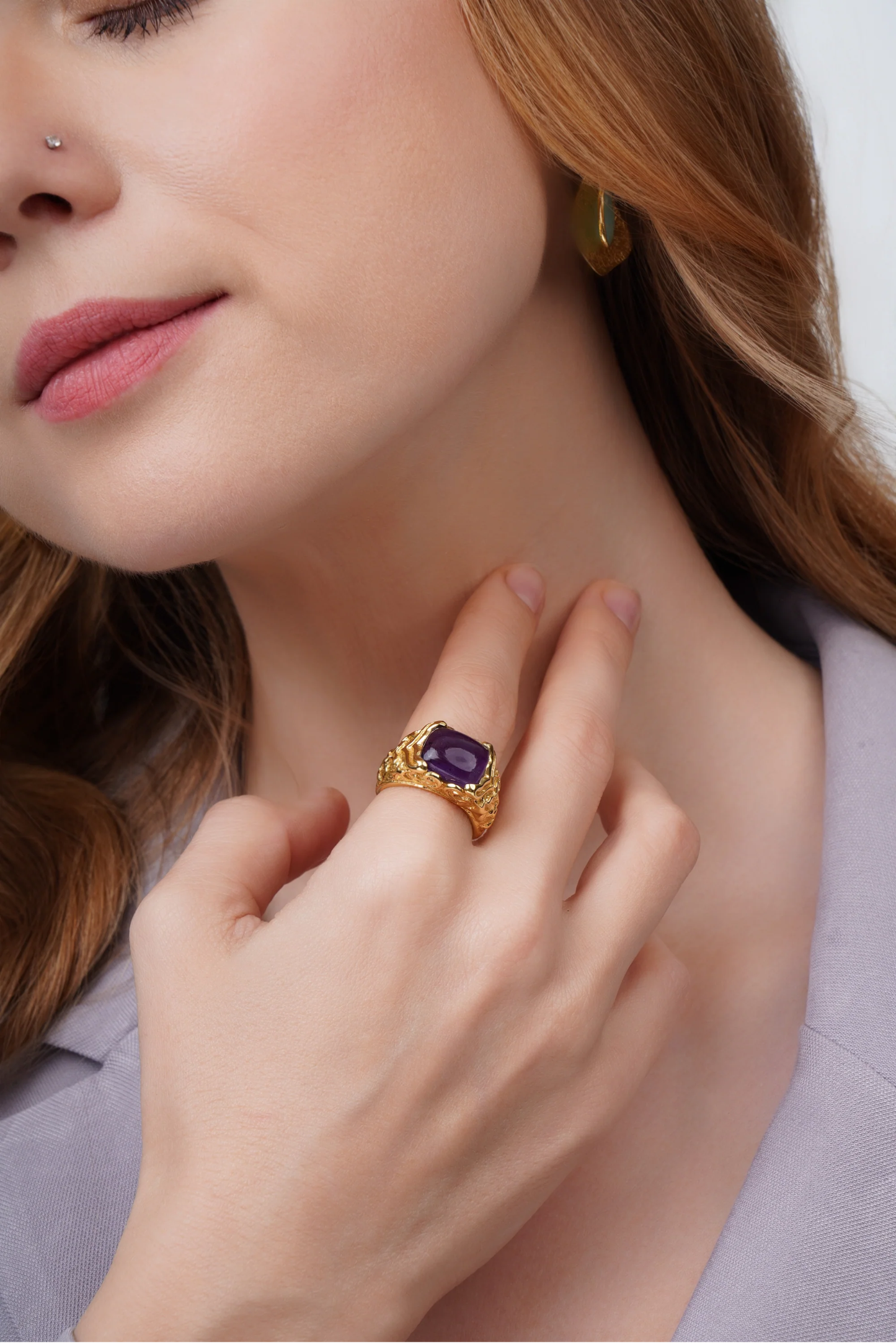 Antiquity Ring - Amethyst