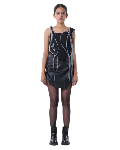 Fl-Whip Corset - Black