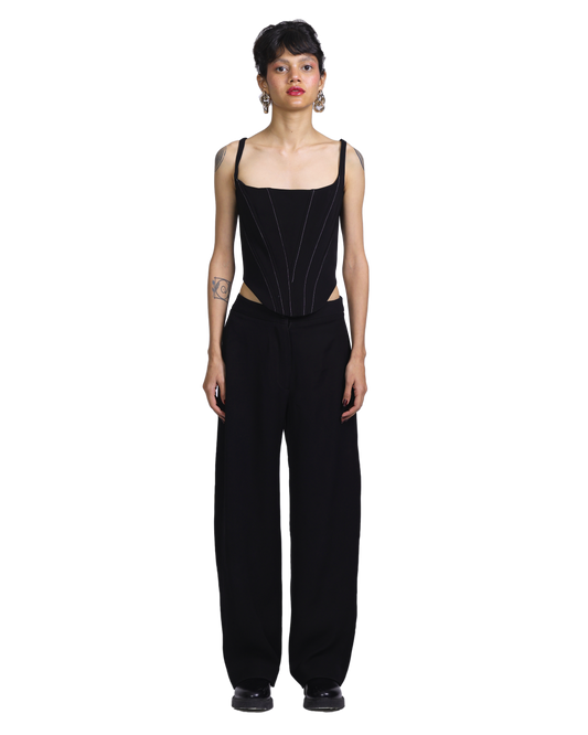 Knotty Corset - Black