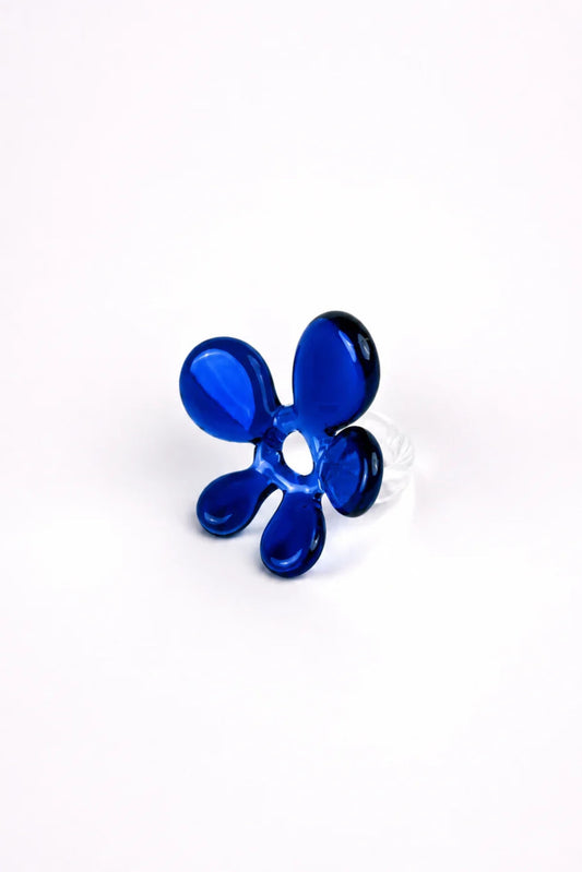 The Flower Ring in Blue