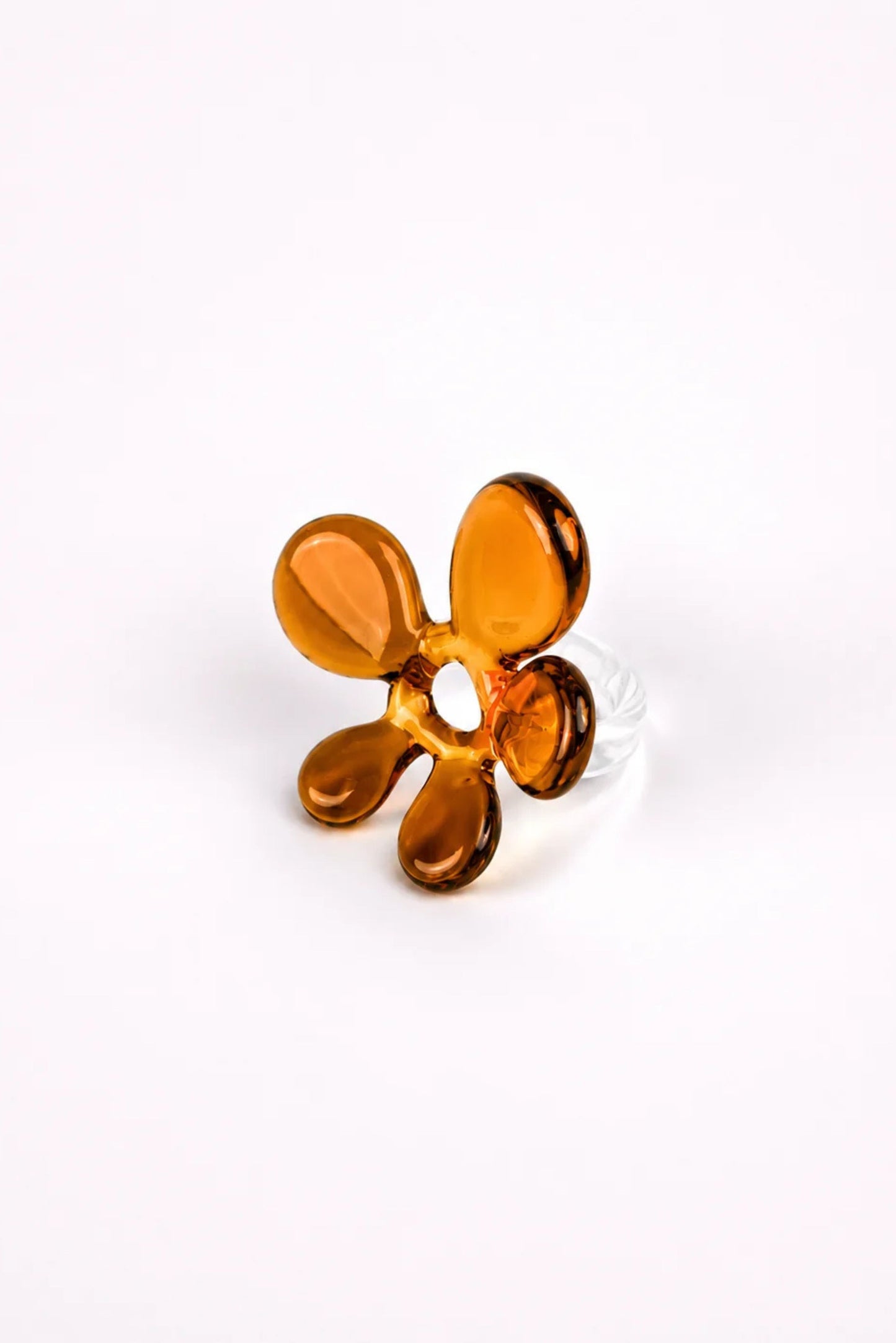 The Flower Ring in Brown
