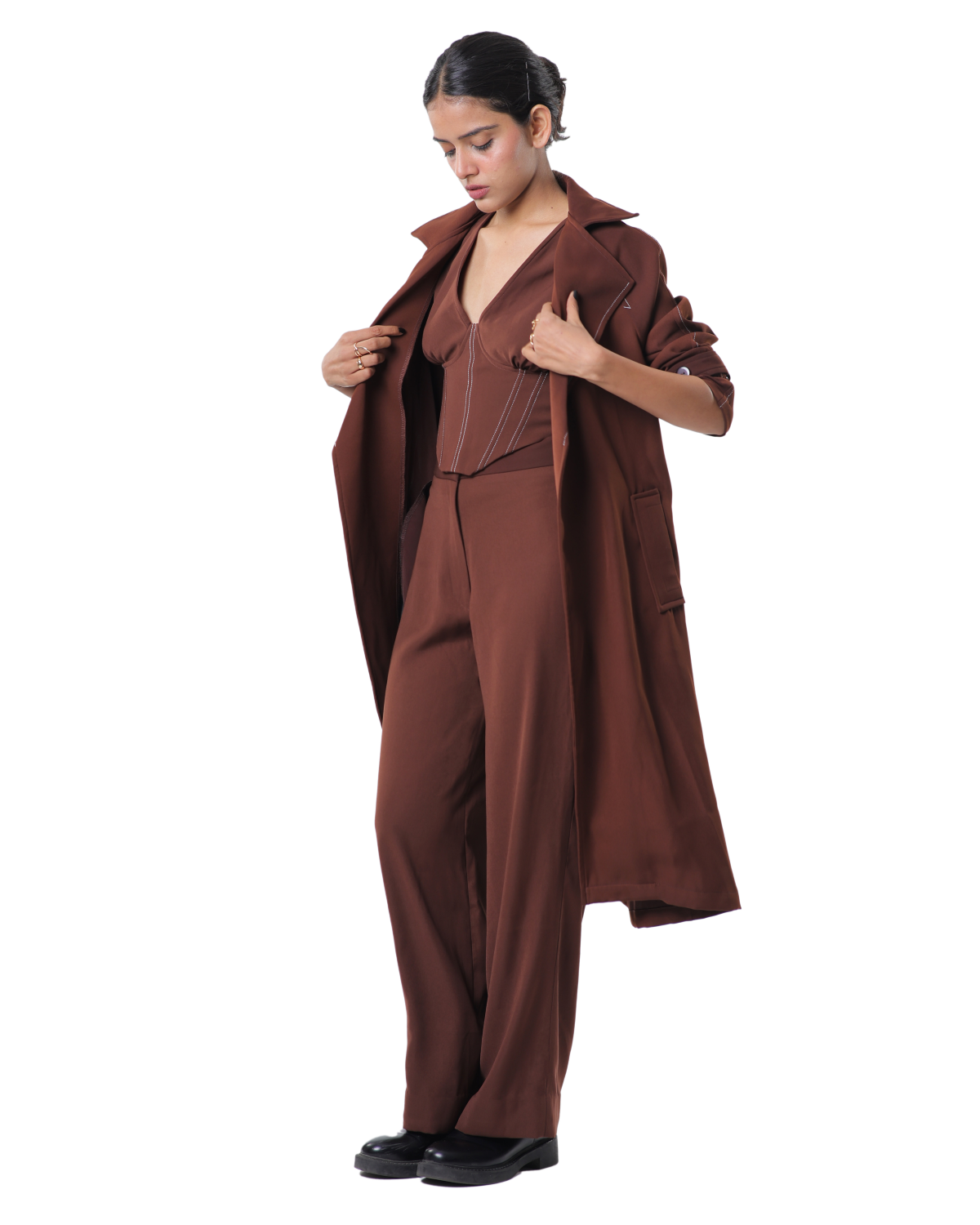 Trench Coat - Brown