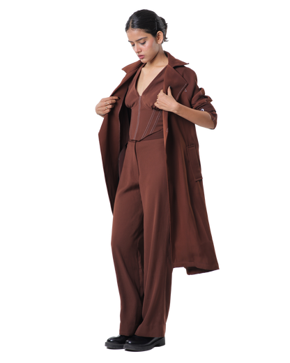 Trench Coat - Brown