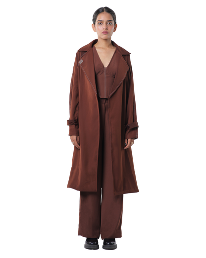 Trench Coat - Brown