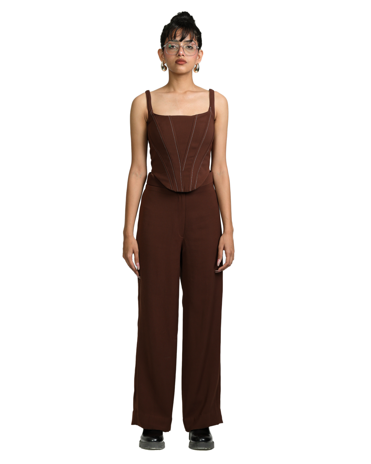 Knotty Corset - Brown